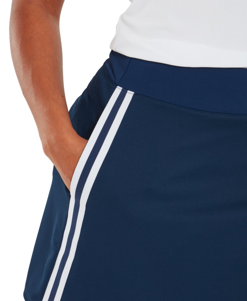 FootJoy Pleated falda de mujer (48 cm), azul marino