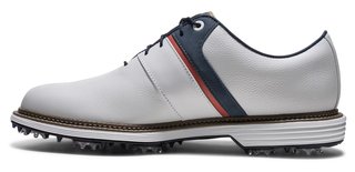 FootJoy Premiere Series - Packard zapatos de golf para hombre, blanco/azul/rojo nantucket