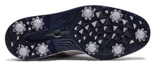 FootJoy Premiere Series - Packard zapatos de golf para hombre, blanco/azul/rojo nantucket