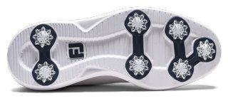 FootJoy FJ Traditions Blucher zapatos de golf para hombre, blanco/azul/tostado
