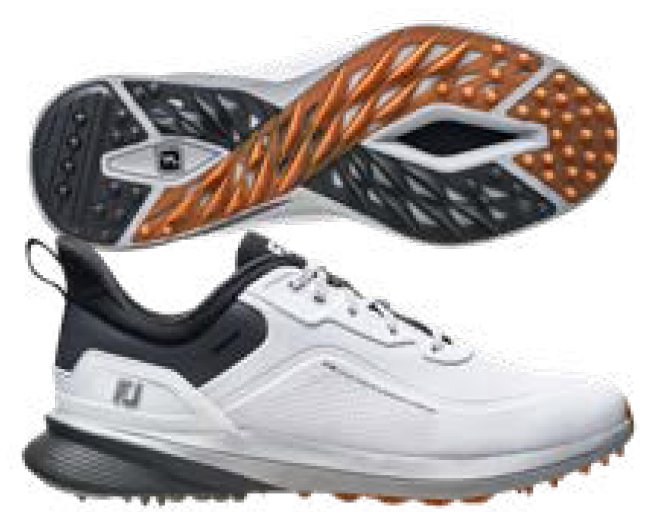 FootJoy PRO/SL zapatos de golf para hombre, blanco/negro gum
