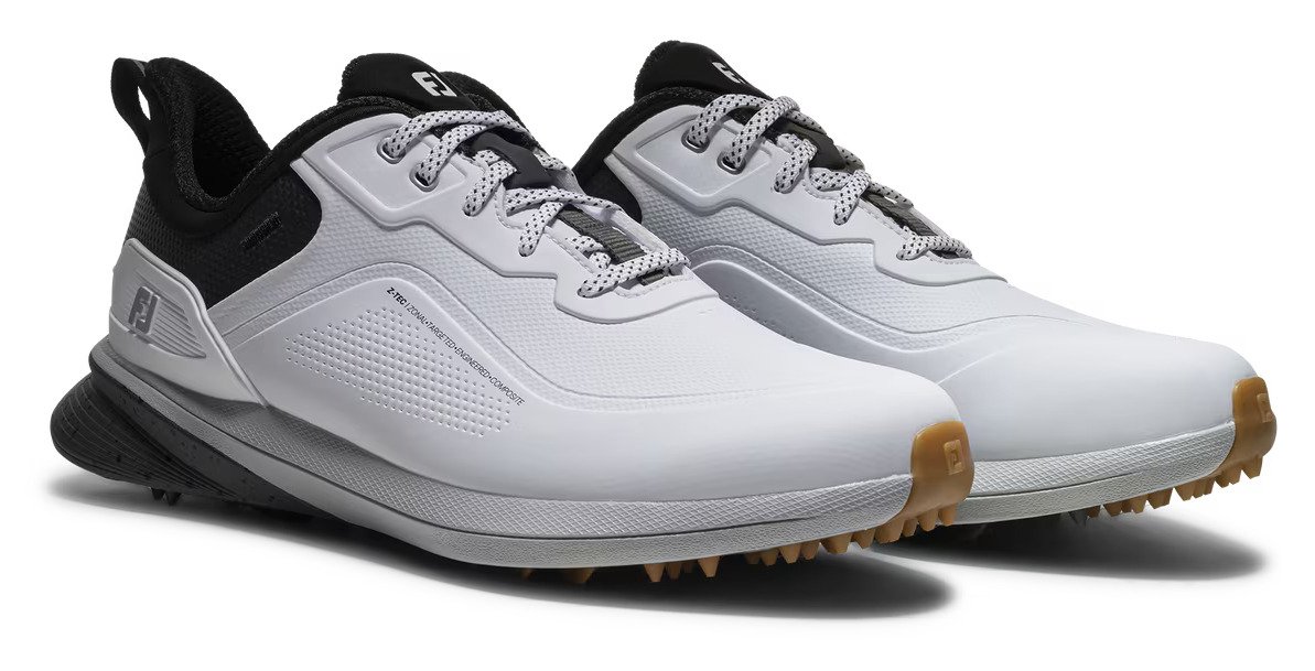 FootJoy PRO/SL zapatos de golf para hombre, blanco/negro gum
