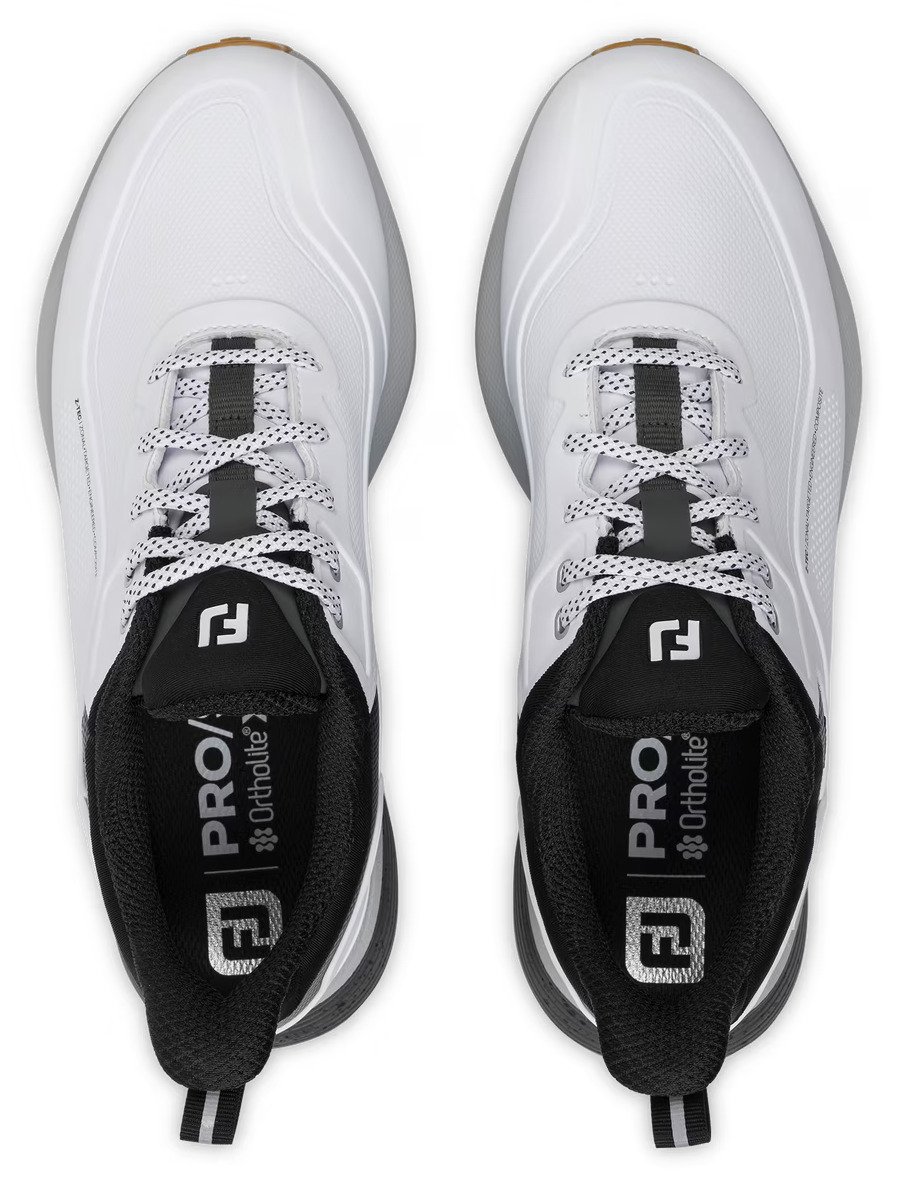 FootJoy PRO/SL zapatos de golf para hombre, blanco/negro gum