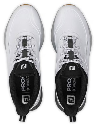 FootJoy PRO/SL zapatos de golf para hombre, blanco/negro gum