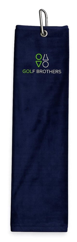 Golf Brothers Trifold toalla de golf, azul oscuro