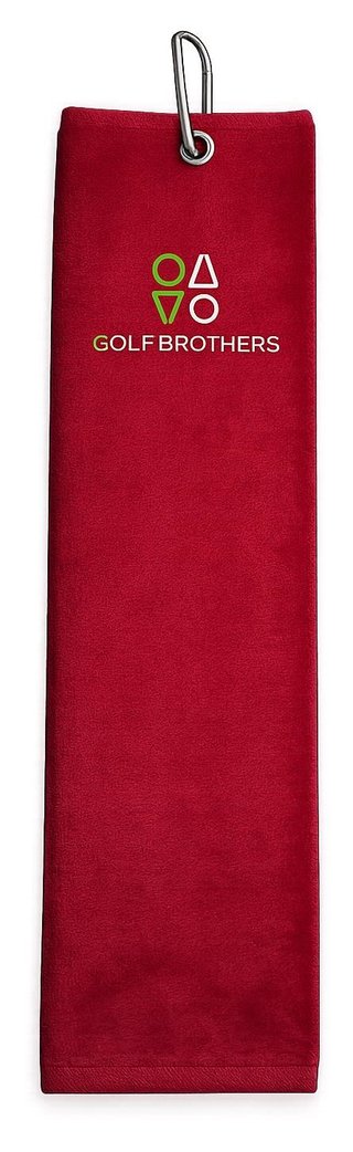 Golf Brothers Trifold toalla de golf, negra