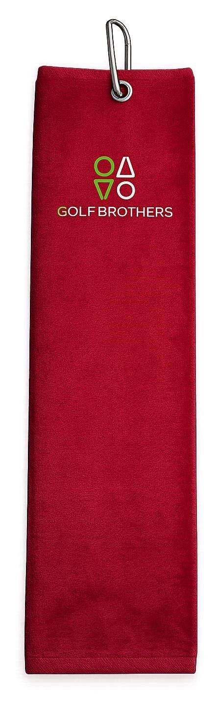 Golf Brothers Trifold toalla de golf, negra