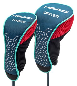 Head 5PC junior set de golf, grafito, +bolsa stand, rojo/azul