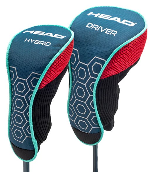 Head 5PC junior set de golf, grafito, +bolsa stand, rojo/azul
