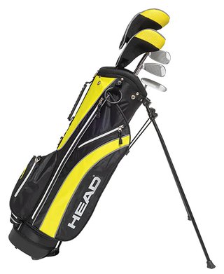 Head 5PC junior set de golf, grafito, +bolsa stand, volt/negro