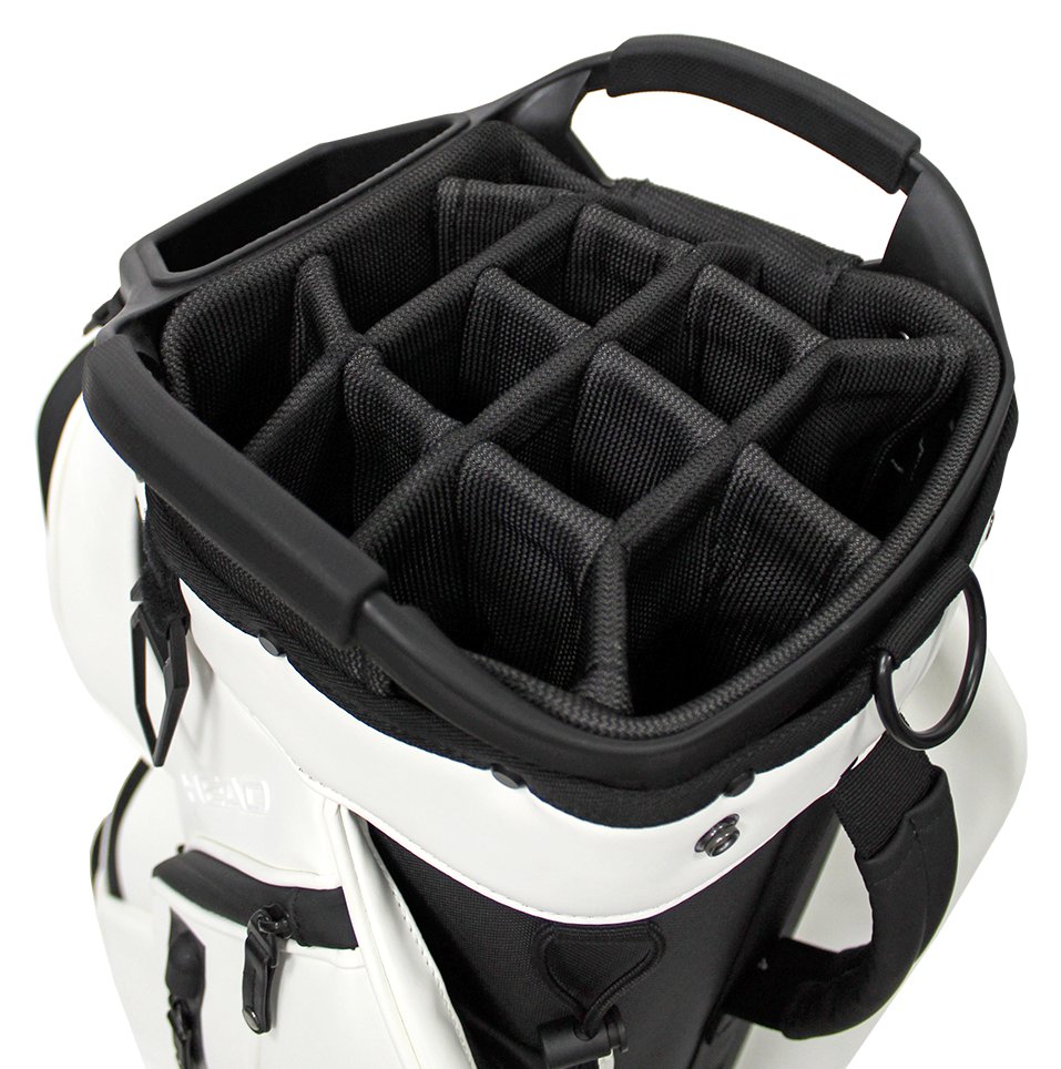 Head Golf PU Leather Premium Neutral NA stand bag, blanco