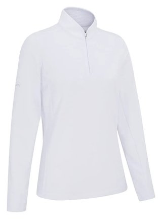 PING Abigale Performance Fleece sudadera de mujer, blanca