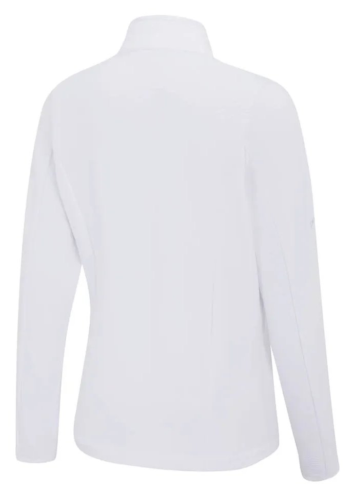 PING Abigale Performance Fleece sudadera de mujer, blanca