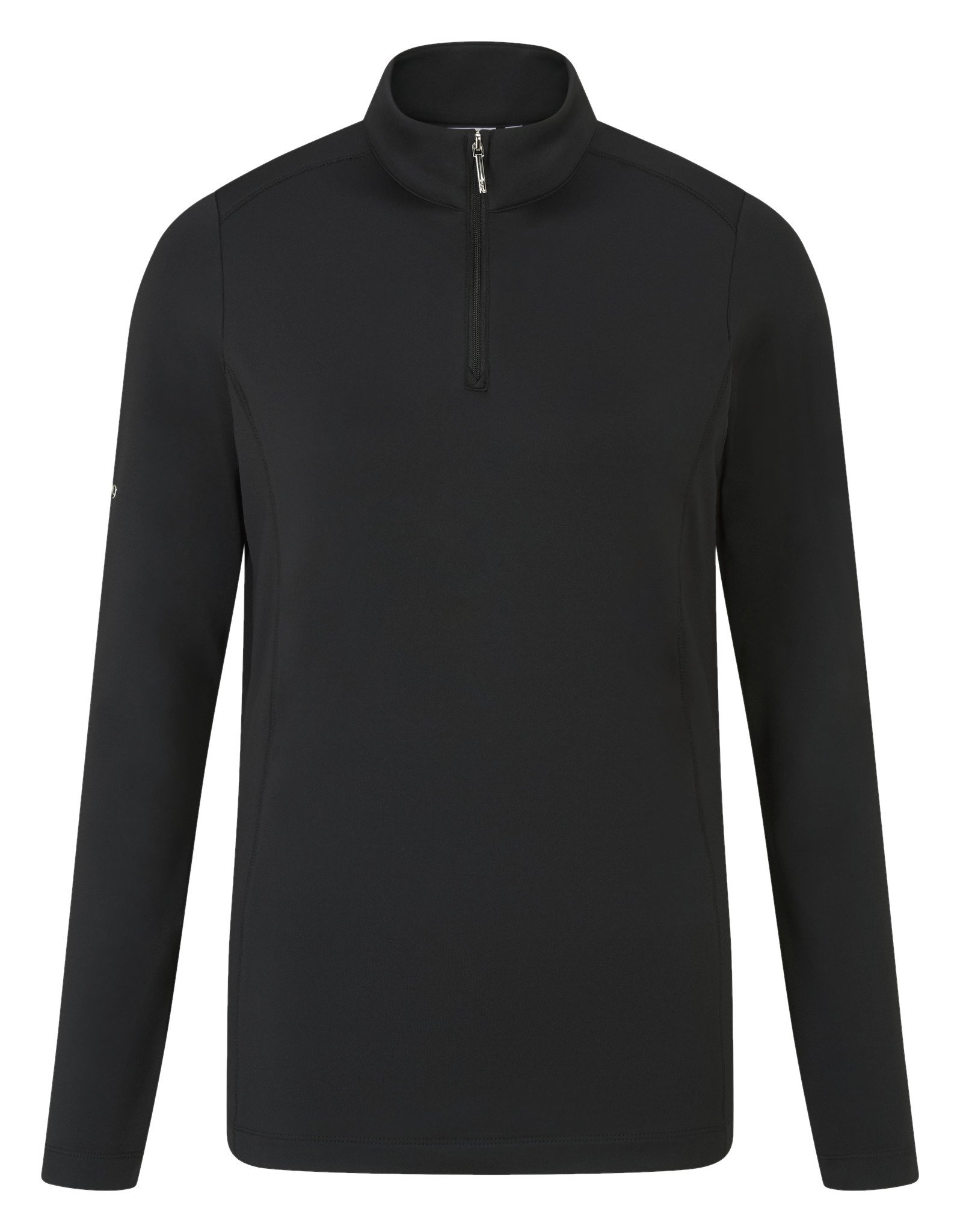 PING Aveline Half Zip de manga larga dámské polo, negro