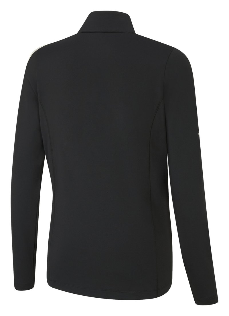 PING Aveline Half Zip de manga larga dámské polo, negro