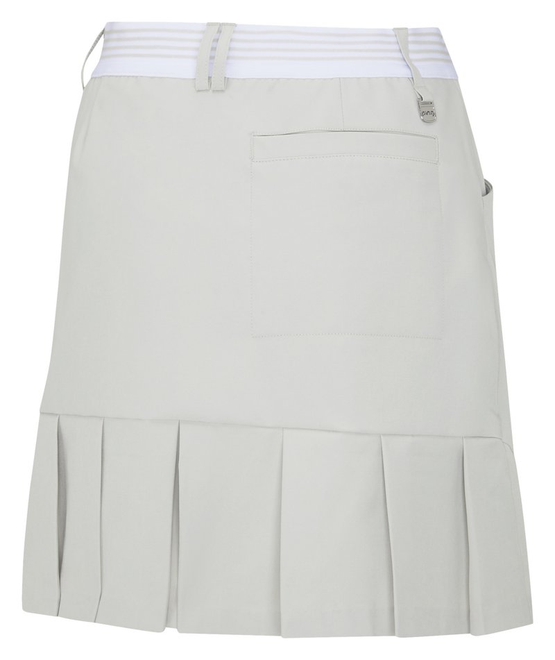 PING Vic falda pantalón de golf para mujer, pebble