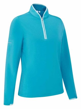 PING Abigale Performance Fleece sudadera de mujer, turquesa