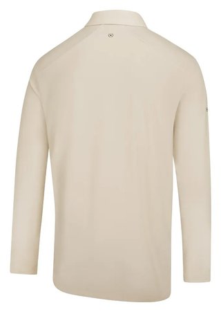 PING Demitri Longsleeve polo de hombre, egret