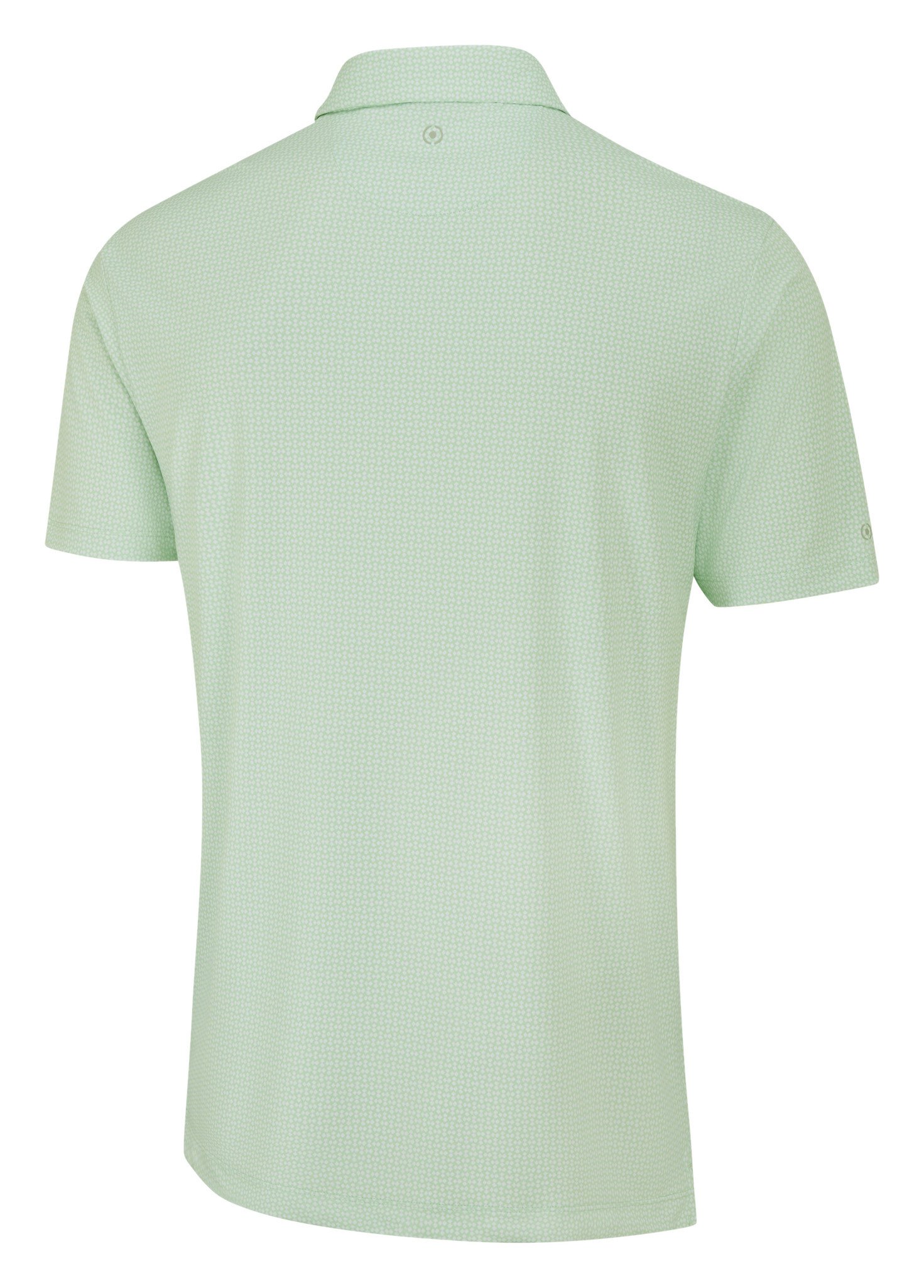 PING Gilmore polo de hombre, jade/blanco