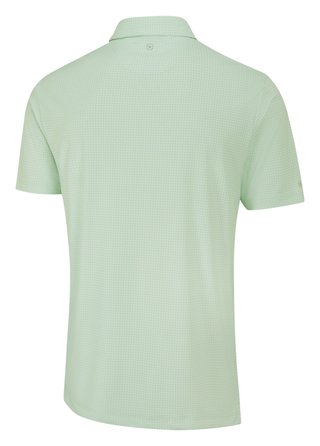 PING Gilmore polo de hombre, jade/blanco