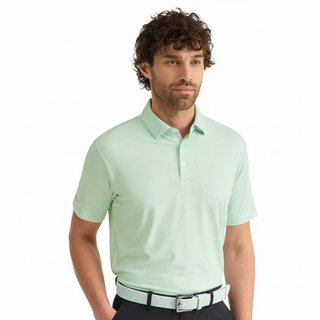 PING Gilmore polo de hombre, jade/blanco