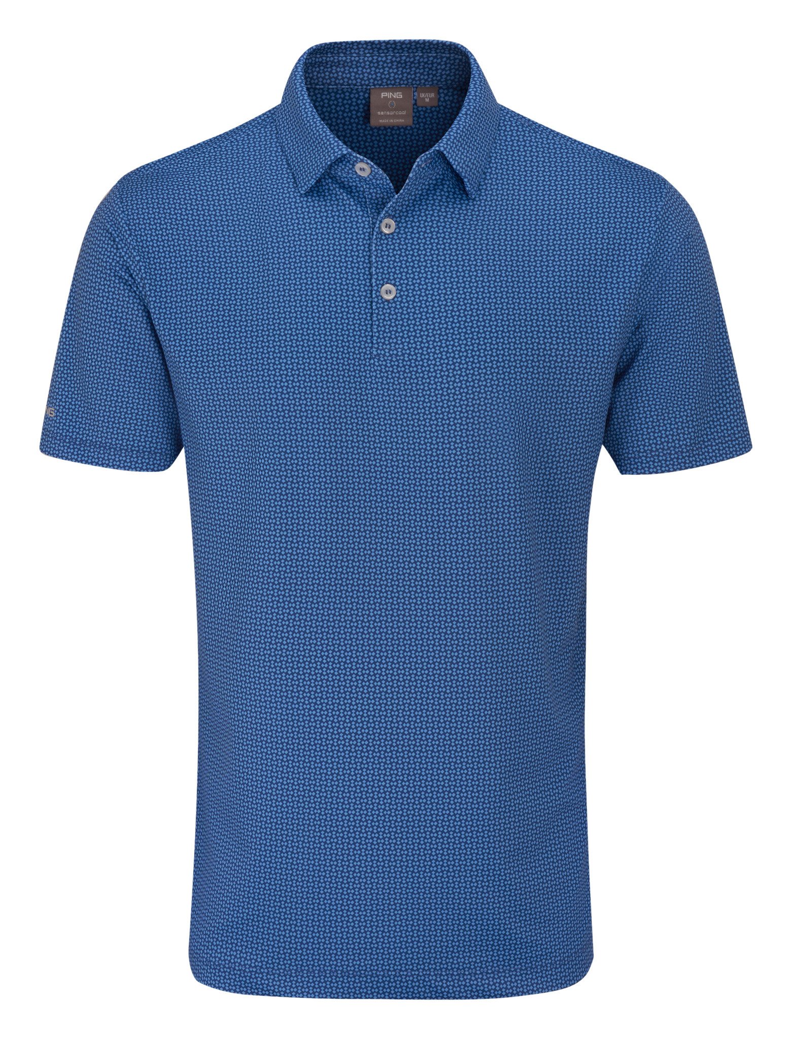 PING Gilmore polo de hombre, midnight/infinity blue
