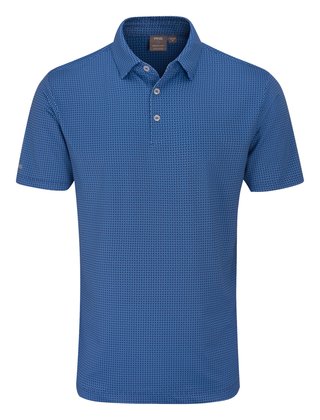 PING Gilmore polo de hombre, midnight/infinity blue