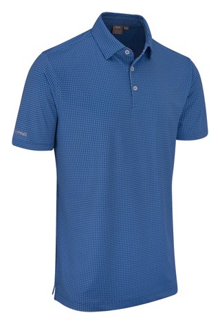 PING Gilmore polo de hombre, midnight/infinity blue