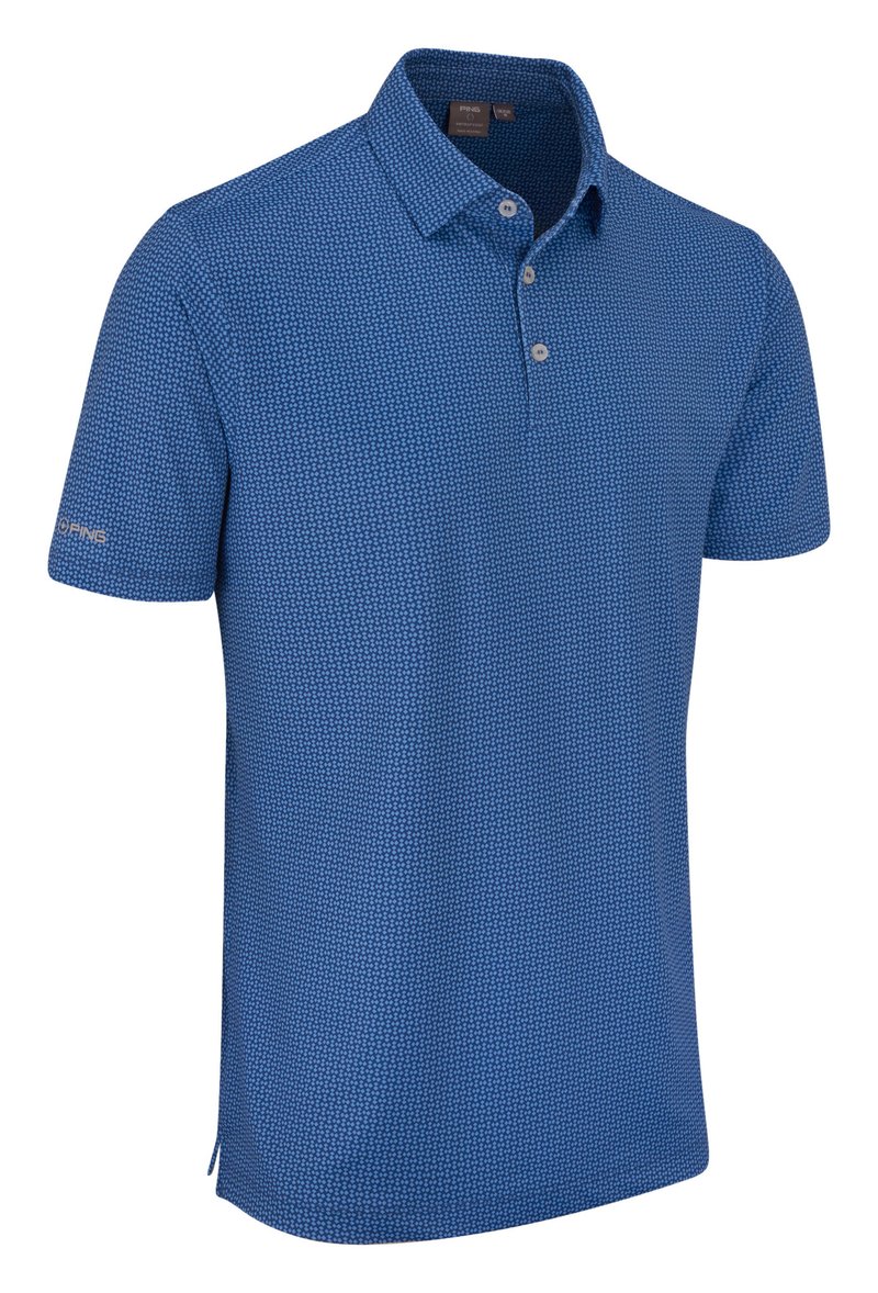 PING Gilmore polo de hombre, midnight/infinity blue
