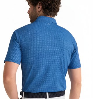 PING Gilmore polo de hombre, midnight/infinity blue