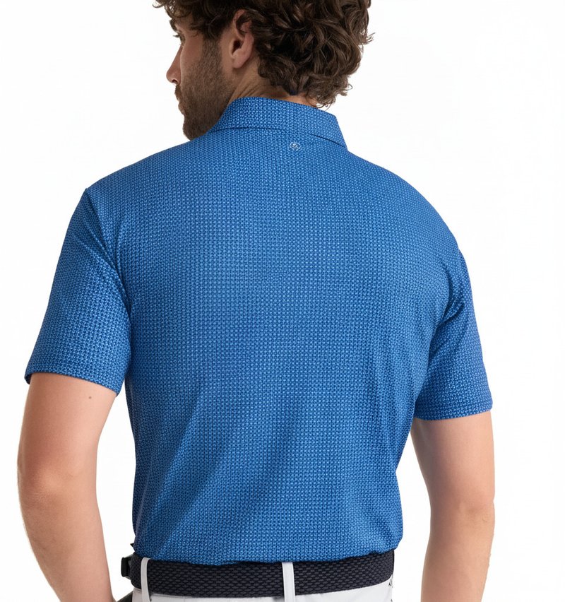 PING Gilmore polo de hombre, midnight/infinity blue
