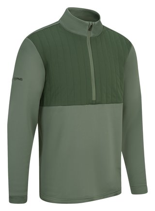 PING Ezra sudadera de hombre, laurel/gorse green