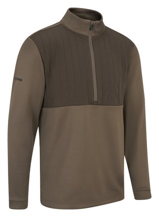PING Ezra sudadera de hombre, coffee/bracken