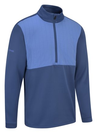 PING Ezra sudadera de hombre, deep sea blue/blue yonder