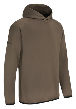 PING Saul sudadera con capucha para hombre, café