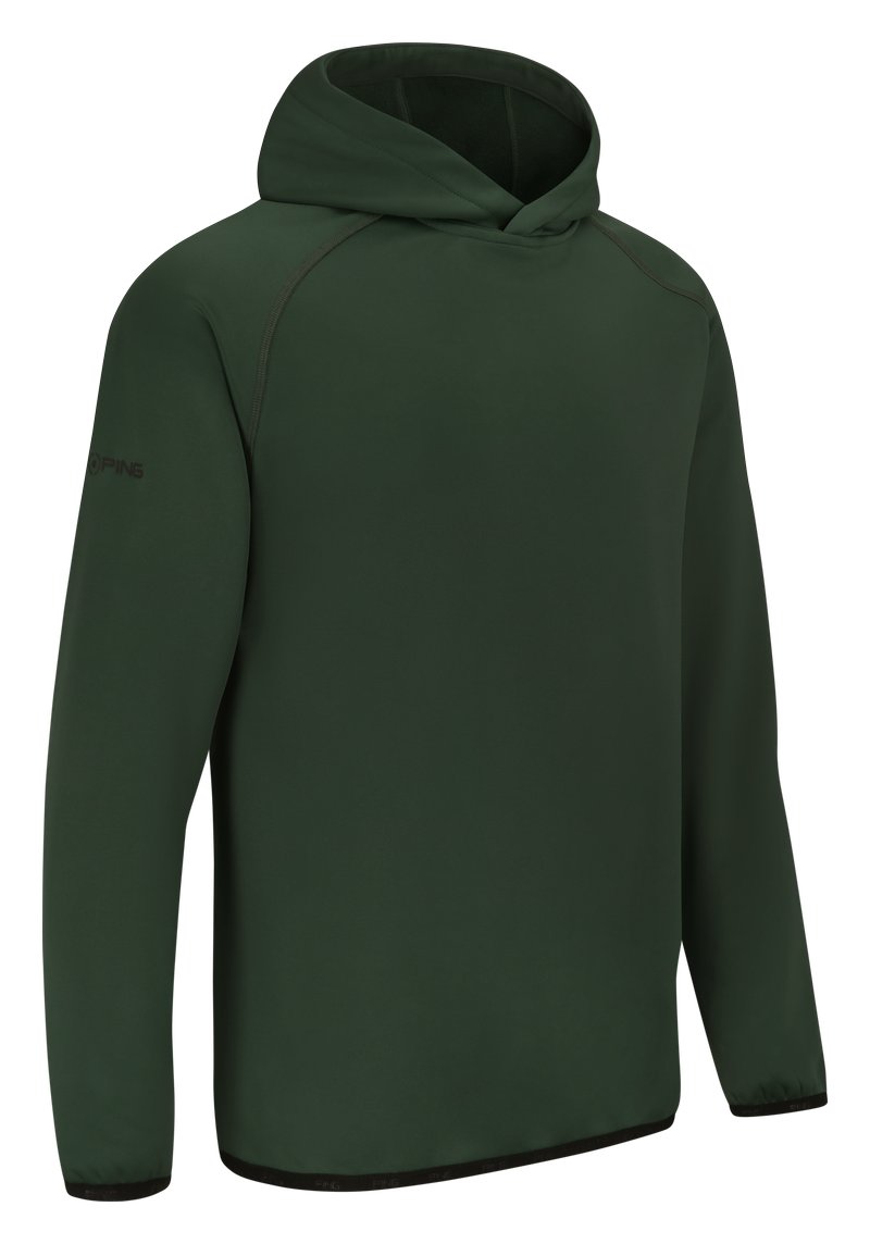 PING Saul sudadera con capucha para hombre, verde gorse
