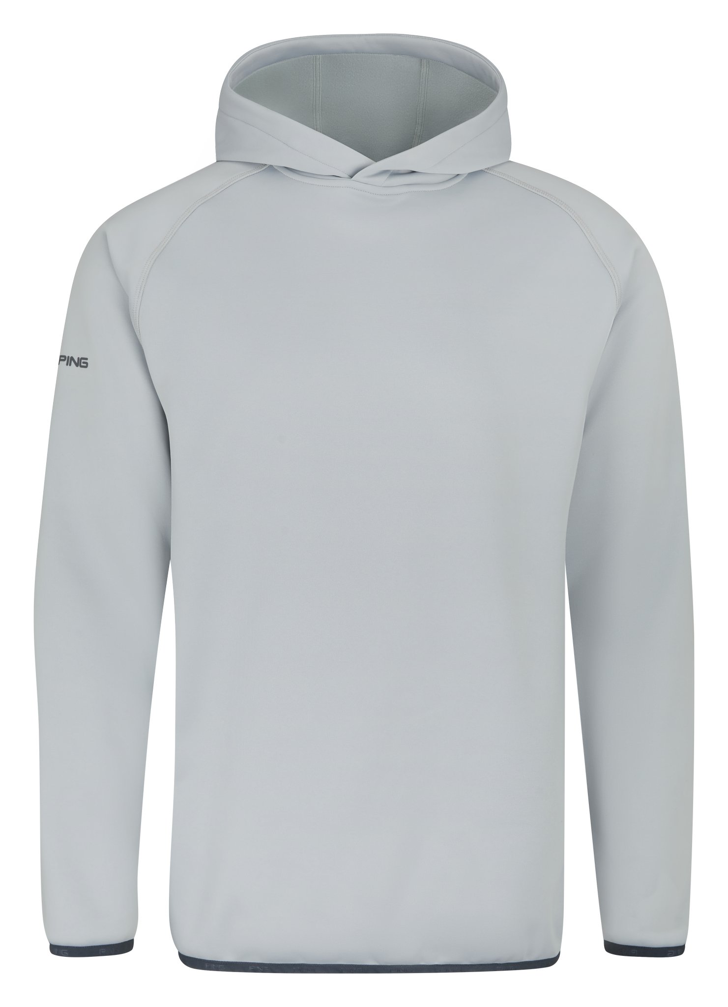 PING Saul sudadera con capucha para hombre, plateada