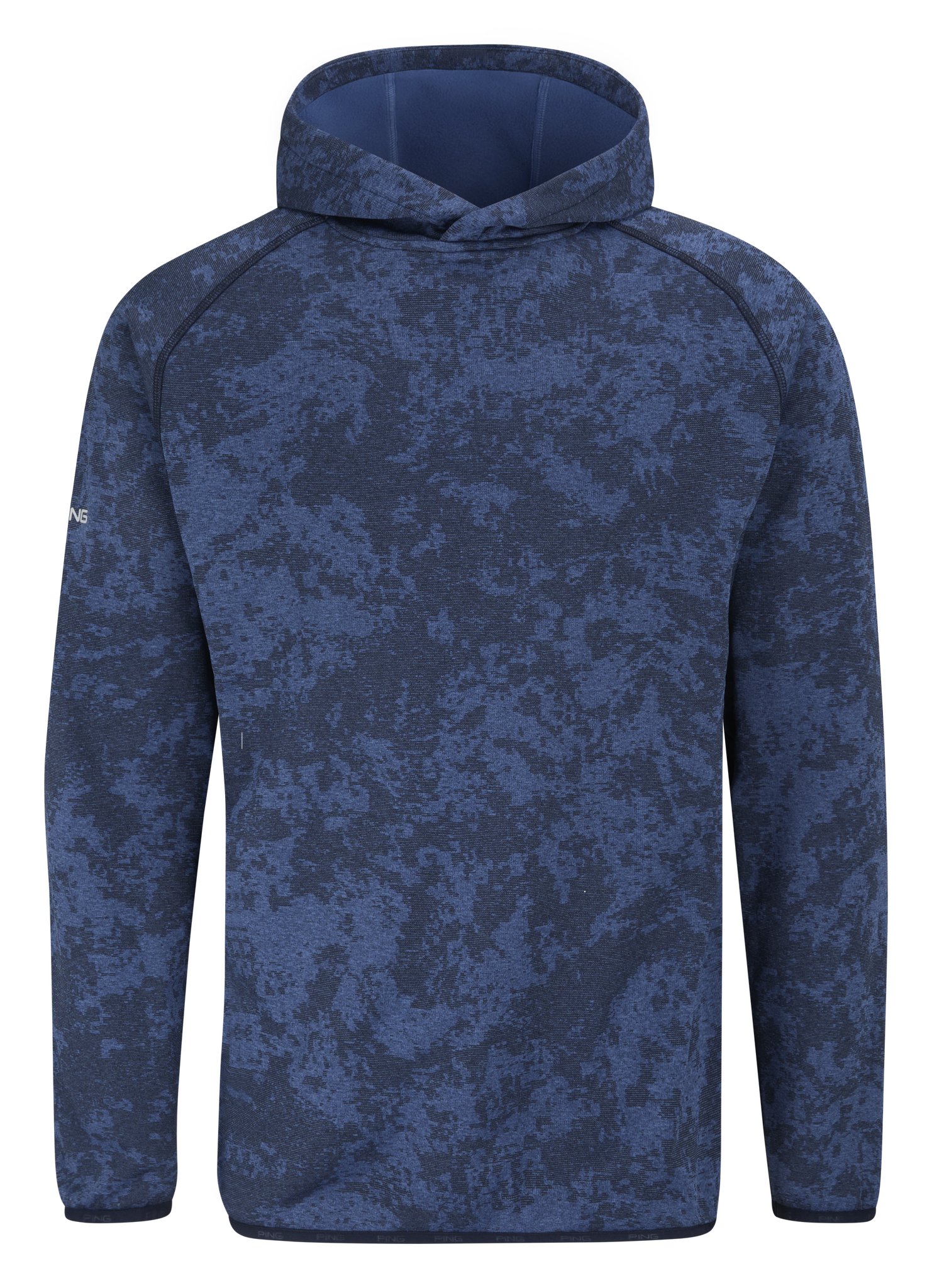 PING Saul sudadera con capucha para hombre, deep sea blue camo