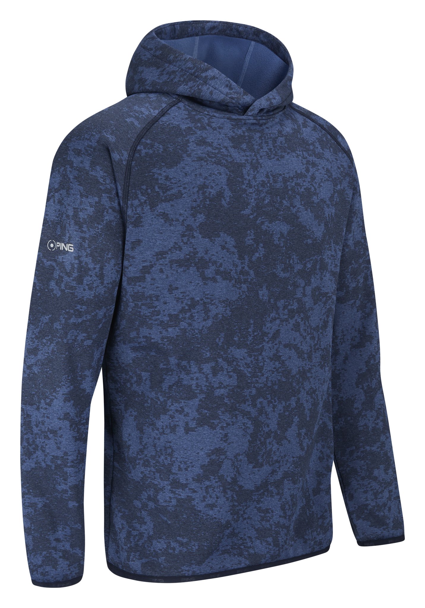 PING Saul sudadera con capucha para hombre, deep sea blue camo