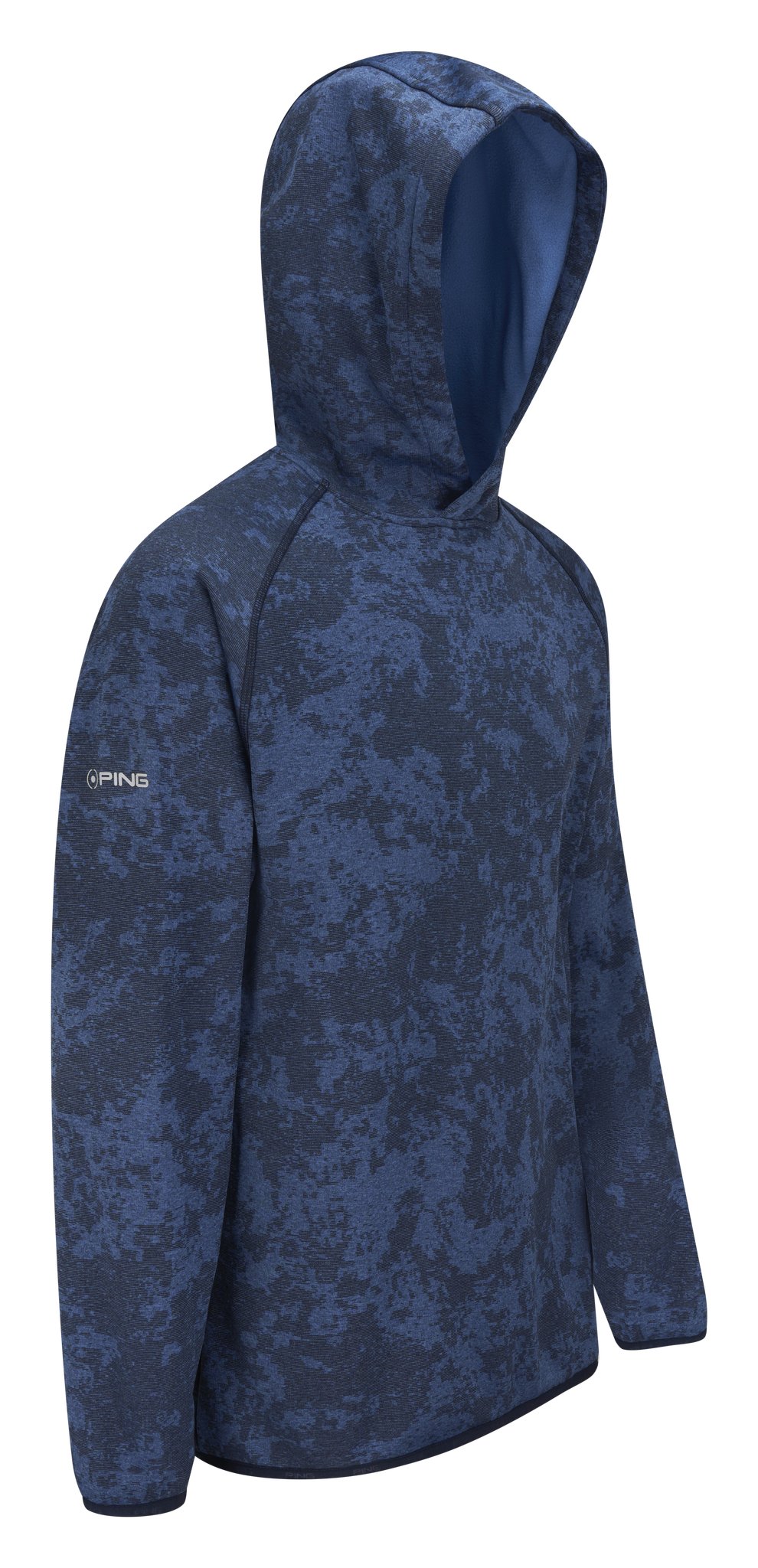 PING Saul sudadera con capucha para hombre, deep sea blue camo