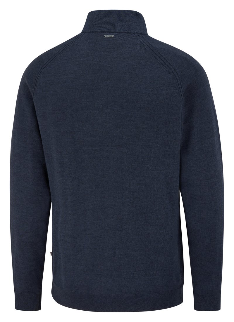 PING Hugh sudadera de capa intermedia para hombre, azul marino jaspeado