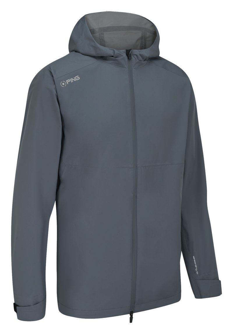 PING AquaDrive Waterproof Hooded chaqueta de hombre, carbon