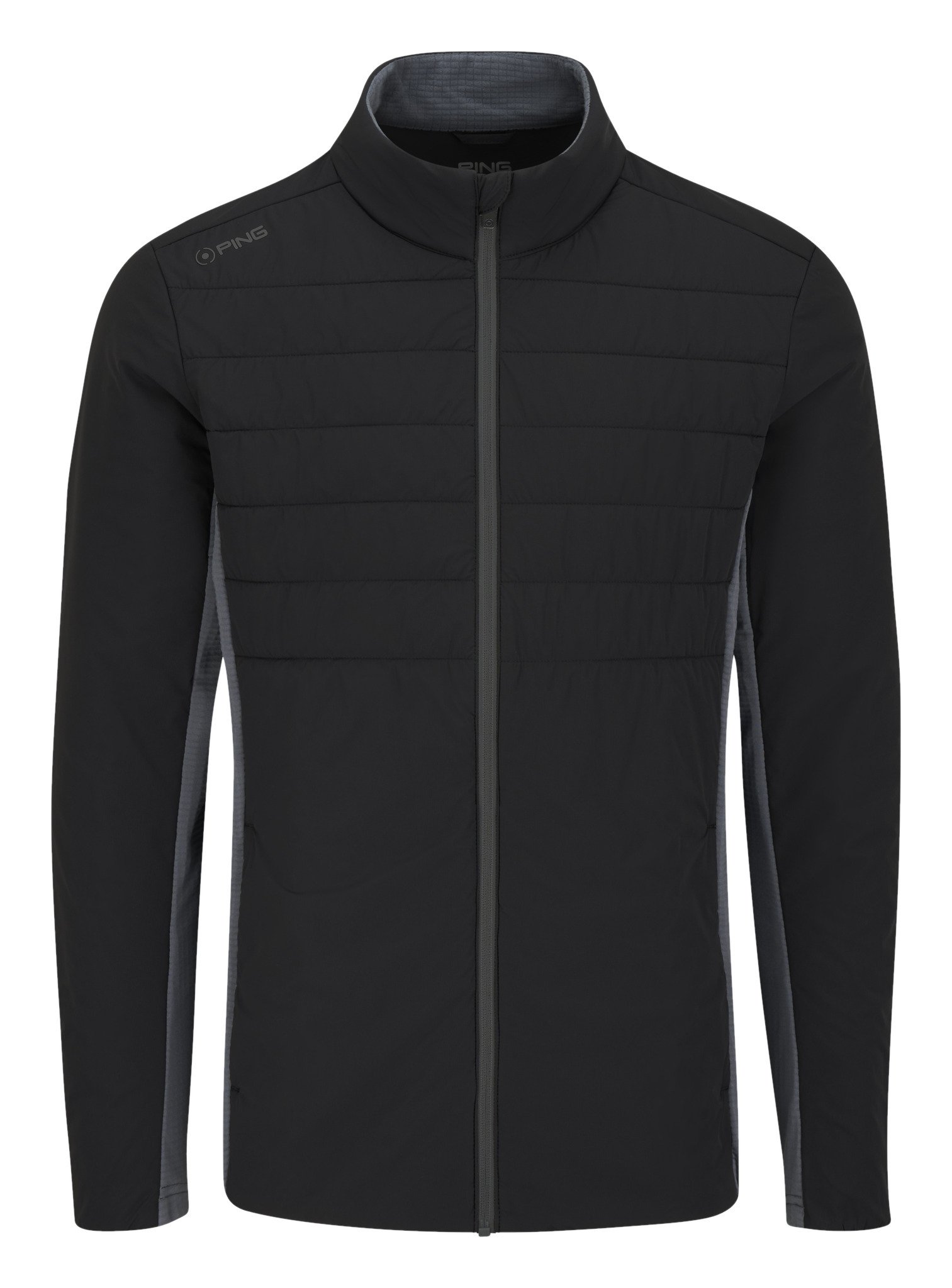 PING Cassian chaqueta de hombre, negro/carbón