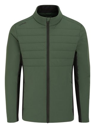PING Cassian chaqueta de hombre, verde/negro