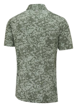 PING Marek Camo Jacquard polo de hombre, jade multi