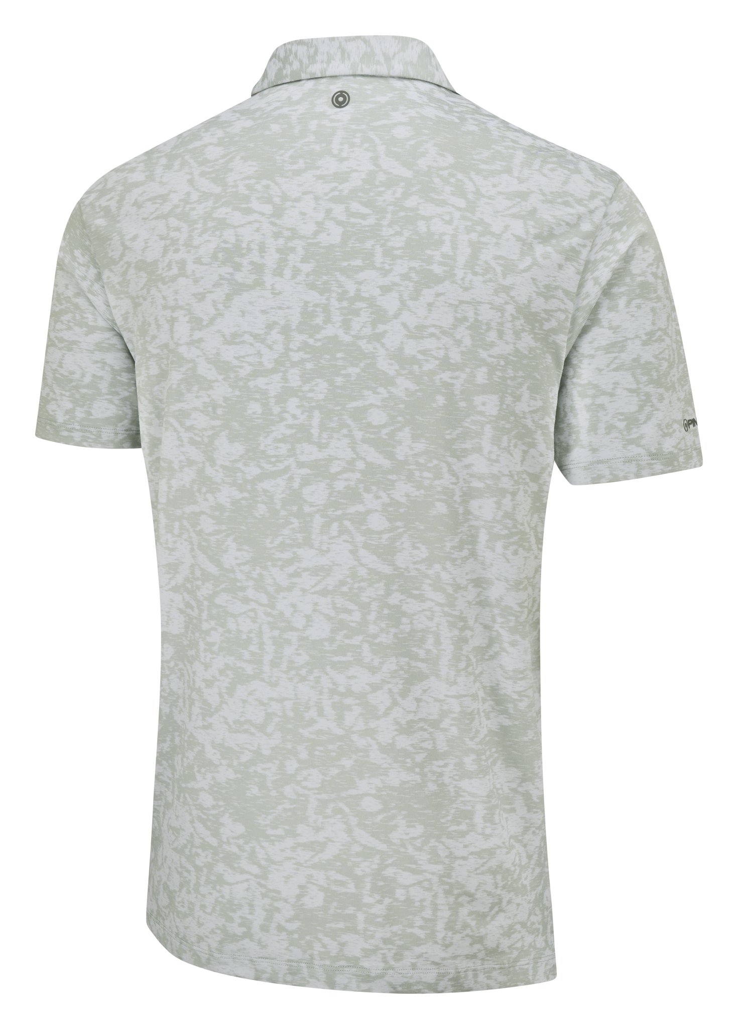 PING Marek Camo Jacquard polo de hombre, silver multi