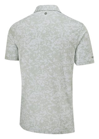 PING Marek Camo Jacquard polo de hombre, silver multi