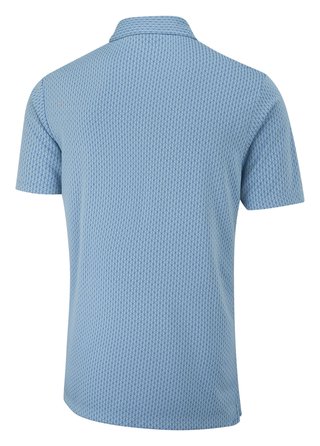 PING Hershel polo de hombre, dusty blue multi