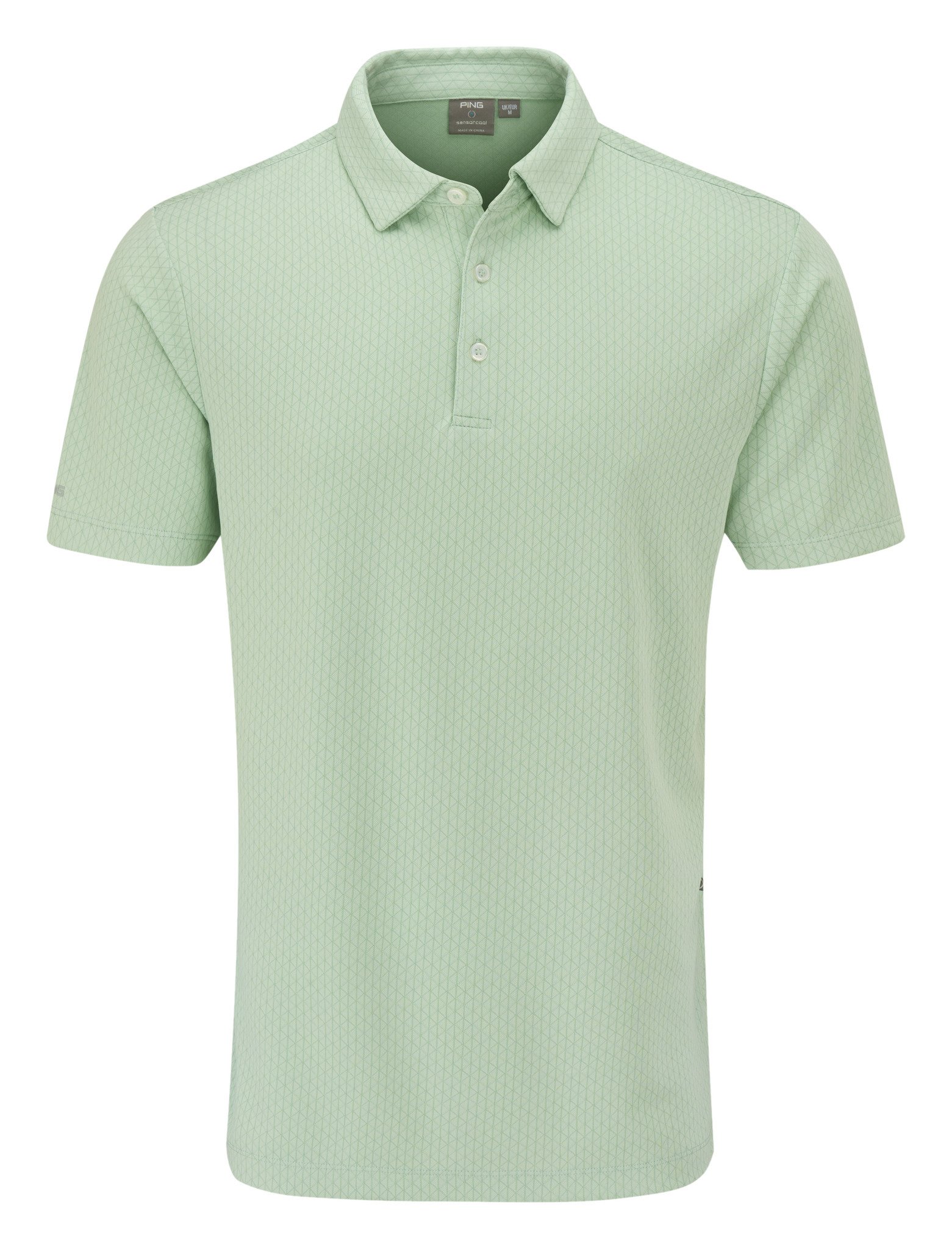 PING Hershel polo de hombre, jade multi