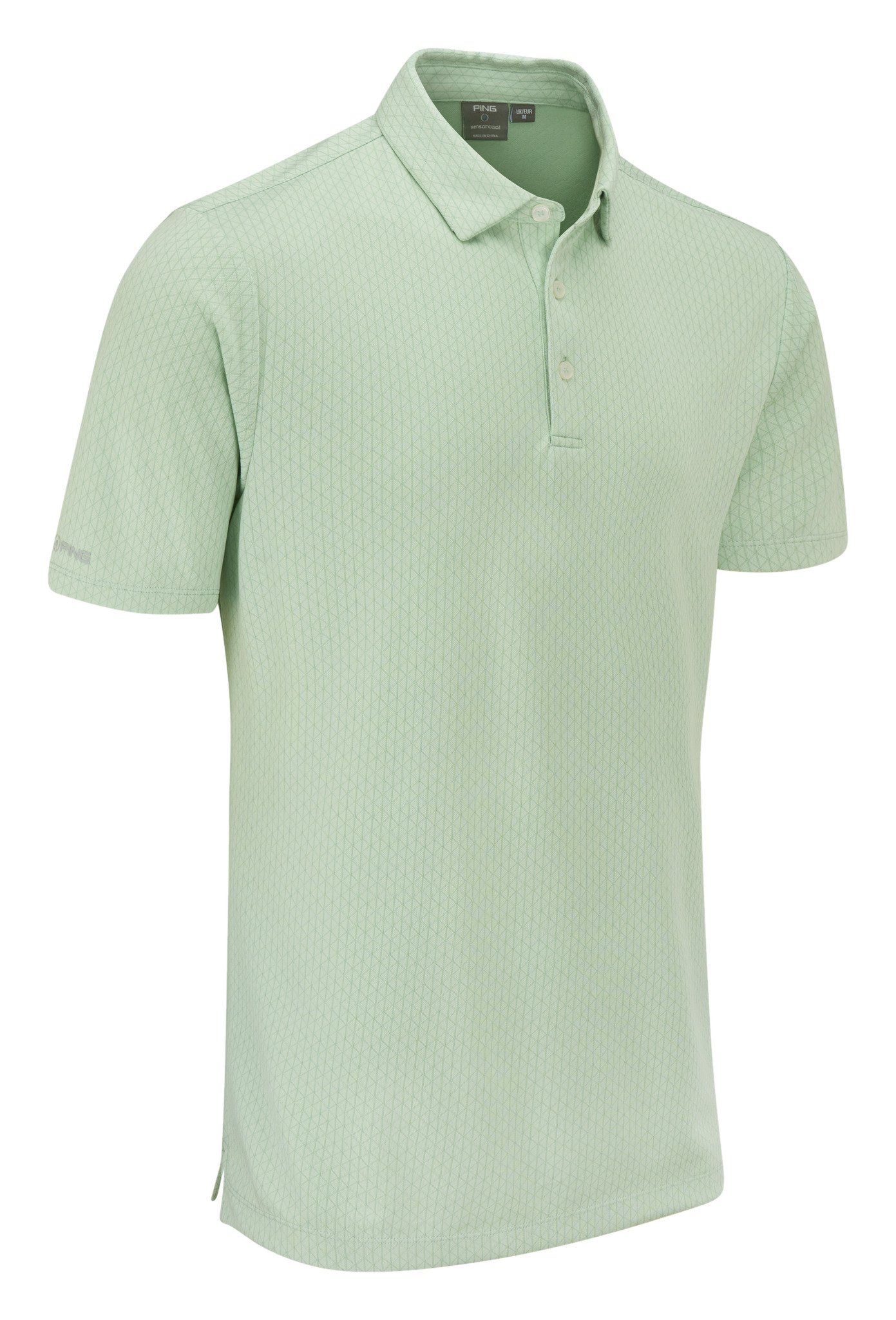 PING Hershel polo de hombre, jade multi